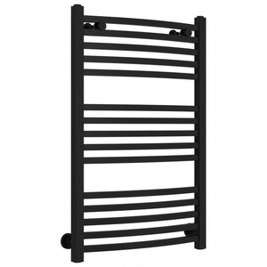 Изображение товара Полотенцесушитель водяной Сунержа Аркус 31-0251-8050, высота 80 см, ширина 50 см, универсальное подключение, цвет матовый черный