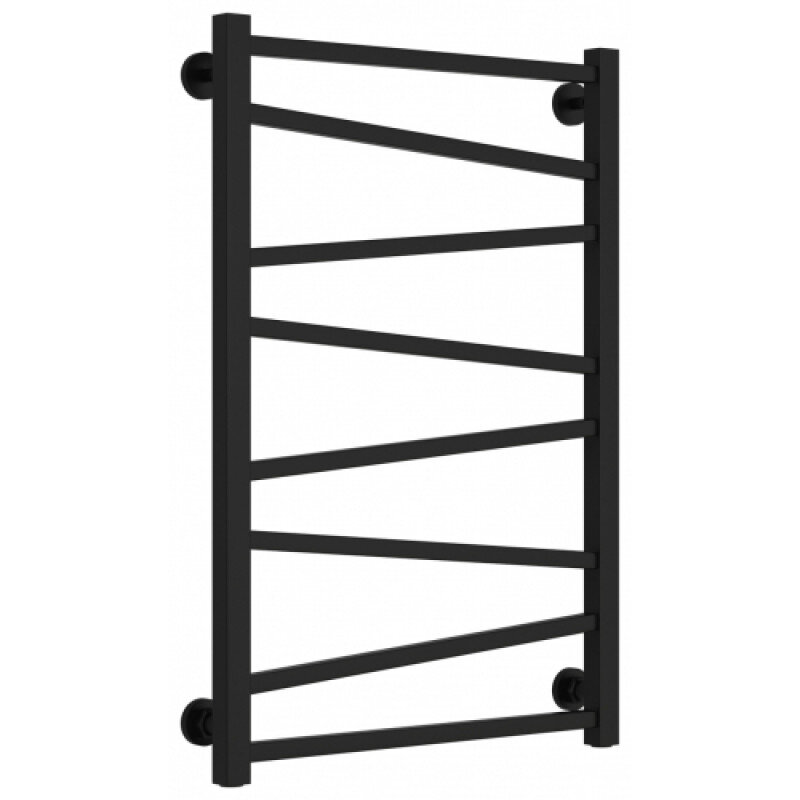 Изображение товара Полотенцесушитель водяной Сунержа Сирокко 31-0253-8050, высота 80 см, ширина 50 см, нижнее подключение, цвет матовый черный