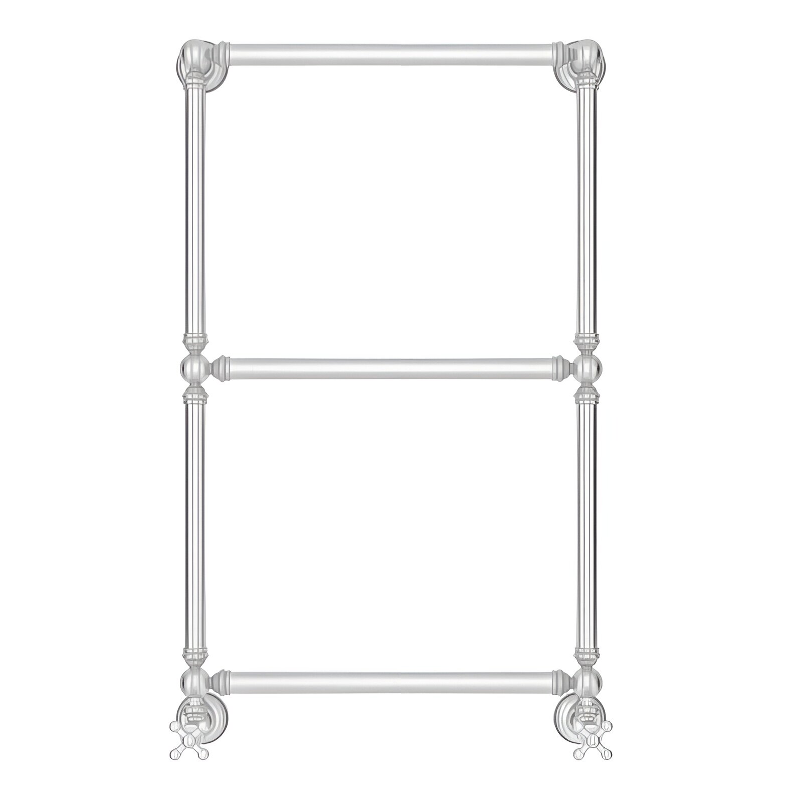 Изображение товара Полотенцесушитель водяной Сунержа Ренессанс 1304 071-0280-8650, высота 86 см, ширина 50 см, нижнее подключение 50 см, цвет сатин