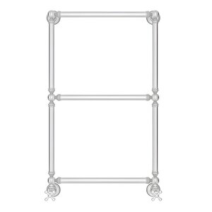 Изображение товара Полотенцесушитель водяной Сунержа Ренессанс 1304 071-0280-8650, высота 86 см, ширина 50 см, нижнее подключение 50 см, цвет сатин