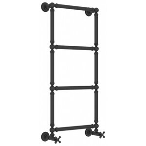 Изображение товара Полотенцесушитель водяной Сунержа Ренессанс 1304 15-0280-9640, высота 96 см, ширина 40 см, нижнее подключение 40 см, цвет тёмный титан муар