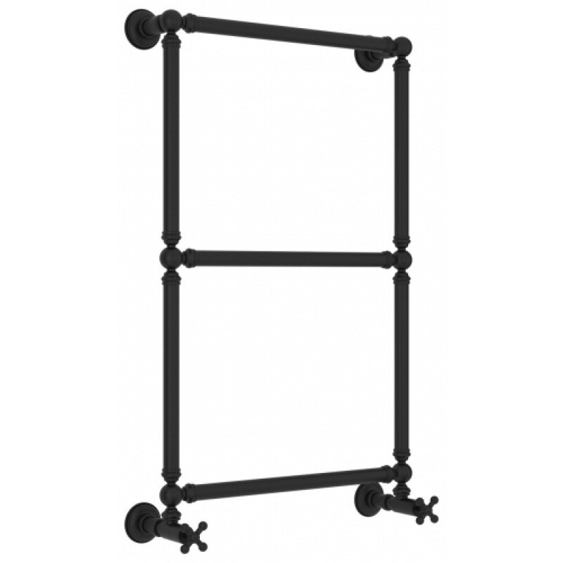 Изображение товара Полотенцесушитель водяной Сунержа Ренессанс 1304 31-0280-8650, высота 86 см, ширина 50 см, нижнее подключение, цвет матовый черный