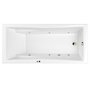 Изображение товара Ванна гидромассажная Whitecross Palace 0104.180080.100.SOFT.BR, 180 x 80 см, форсунки бронза
