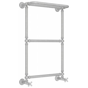 Изображение товара Полотенцесушитель водяной Сунержа Ренессанс 1386 071-0281-8650, высота 86 см, ширина 50 см, нижнее подключение 50 см, с полкой, цвет сатин