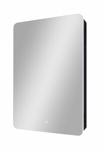 Изображение товара Зеркальный шкаф Art&Max Lecce с LED подсветкой, черный матовый