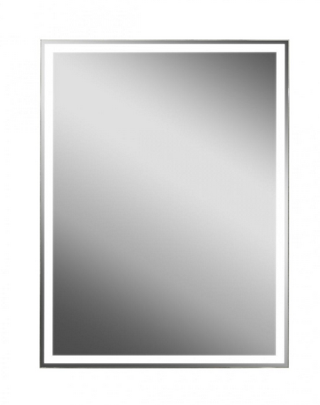 Изображение товара Зеркальный шкаф с подсветкой 60 см Art&Max Techno AM-Tec-600-800-1D-DS-F-Nero черный матовый