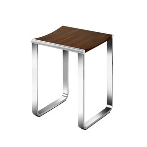 Изображение товара Стильный табурет Keuco Elegance 11682010068 из хрома и шпона ореха