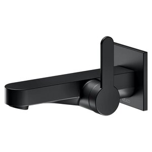 Изображение товара Смеситель Keuco Ixmo Flat для раковины с черным матовым покрытием