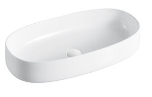 Изображение товара Раковина Art&Max AM2810A накладная овальная белая 68 см фаянс