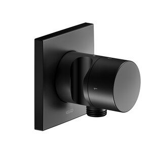 Изображение товара Вентиль запорный Keuco IXMO 59557370202 для двух потребителей, черный матовый, внутренний монтаж