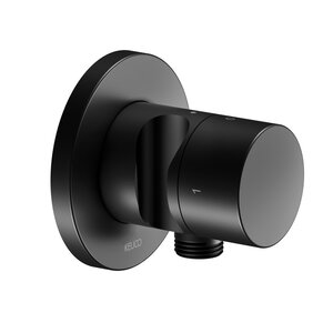Изображение товара Вентиль запорный Keuco IXMO 59557370201 на 2 потребителя, черный матовый, Германия
