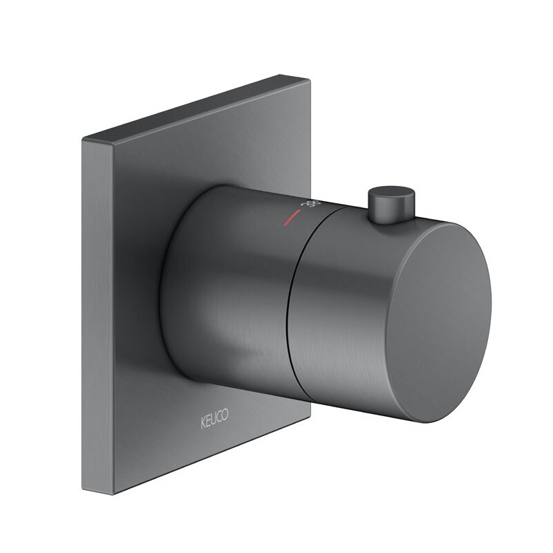 Изображение товара Смеситель для душа Keuco Ixmo с термостатом черный шлифованный Германия