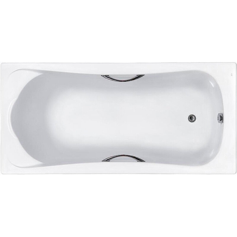 Изображение товара Ванна акриловая Roca BeCool ZRU9307685, 180 x 90 см, с отверстиями для ручек, белый