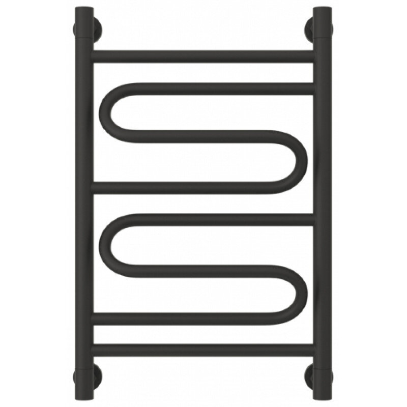 Изображение товара Полотенцесушитель водяной Сунержа Элегия+ 15-0205-6040, высота 60 см, ширина 40 см, универсальное подключение, цвет тёмный титан муар