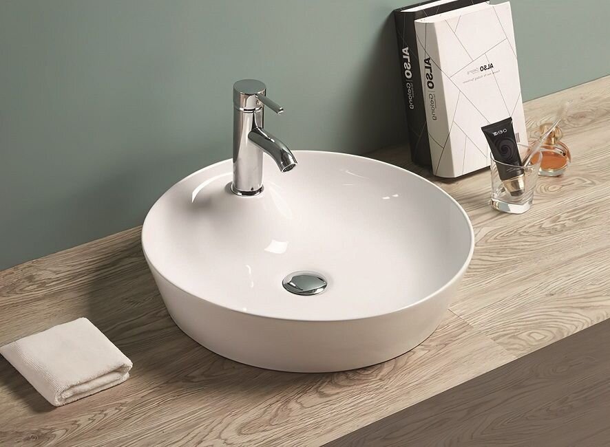 Изображение товара Раковина Art&Max, AM-78111, 44 см, фаянс, цвет белый