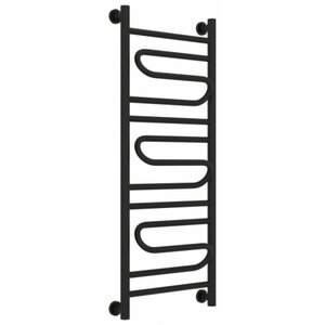 Изображение товара Полотенцесушитель водяной Сунержа Элегия+ 31-0205-1040, высота 100 см, ширина 40 см, универсальное подключение, цвет матовый черный