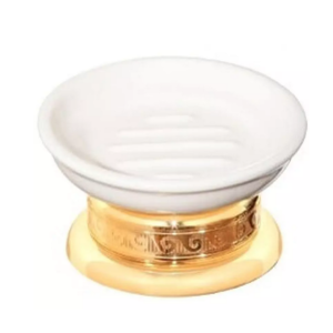 Изображение товара Мыльница настольная Camelos Rychmond G1613BKO, керамика, золото без орнамента