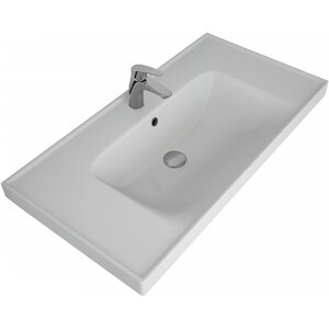 Изображение товара Раковина Art&Max Techno Грэйс 90 см керамика белая глянцевая установка на тумбу