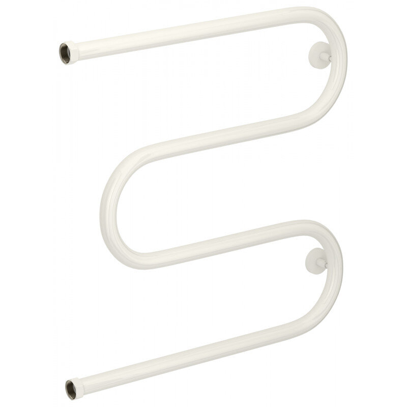 Изображение товара Полотенцесушитель водяной Сунержа М-образный+ 12-4007-6060, высота 60 см, ширина 60 см, боковое подключение 60 см, цвет белый