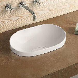 Изображение товара Раковина Art&Max AM-5006-B 58.5 см фаянс белая угловая дизайнерская