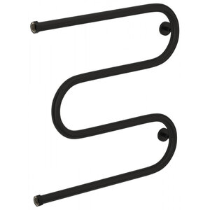 Изображение товара Полотенцесушитель водяной Сунержа М-образный+ 31-4007-6060, высота 60 см, ширина 60 см, боковое подключение 60 см, цвет матовый черный