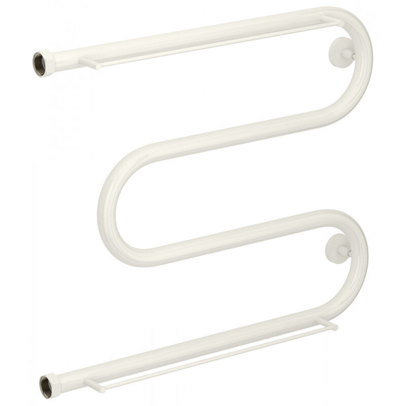 Изображение товара Водяной полотенцесушитель Сунержа М-образный 65 см белый с полками