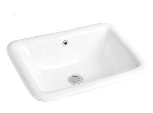 Изображение товара Раковина Art&Max AM6280 56 см фаянс белая для ванной кухни