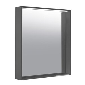 Изображение товара Зеркало Keuco Plan 33098112000, 65 см, с подсветкой и подогревом, лакированный алюминий, антрацит