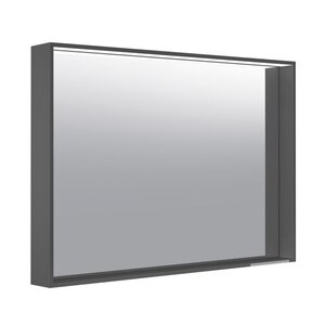 Изображение товара Зеркало Keuco Plan 33098112500, 80 см, с подсветкой и подогревом, лакированный алюминий, антрацит