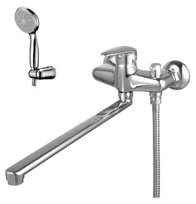 Изображение товара Смеситель Lemark Pramen LM3317C для ванны и душа хром поворотный излив