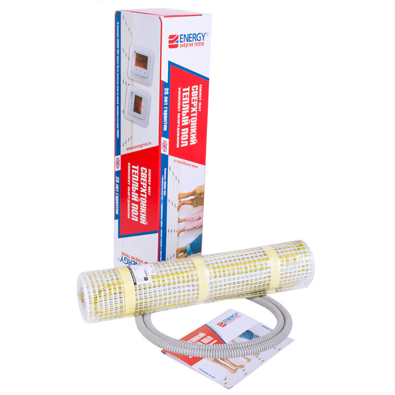 Изображение товара Теплый пол Energy Mat EFLR00MAT0LDTS00340 — 2,14 м², 340 Вт