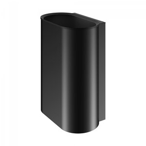 Изображение товара Ведро для мусора Keuco Plan 14988370000 30 л настенное черный матовый