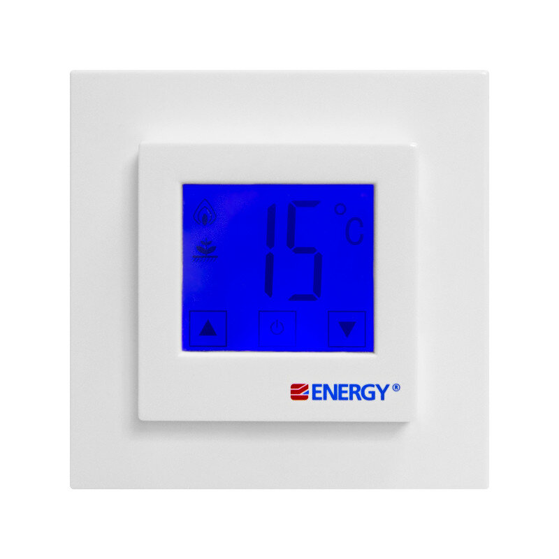Изображение товара Терморегулятор для теплого пола Energy TK 07 NEW ETRMTK07N0000000000, с ЖК дисплеем