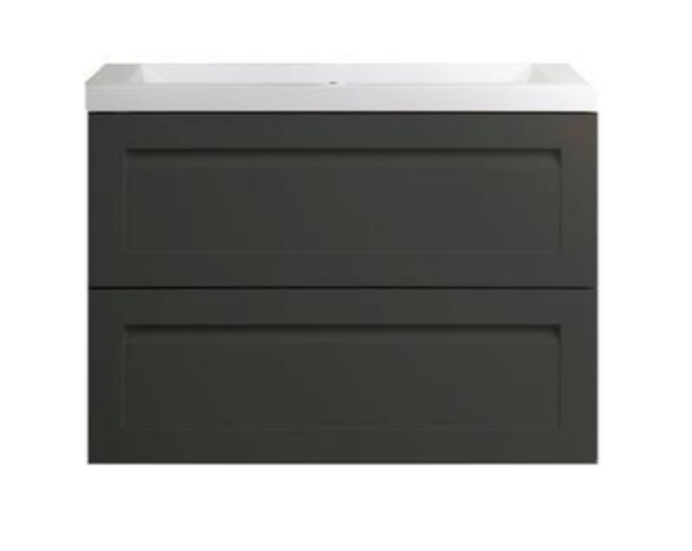 Изображение товара Тумба под раковину Art&Max Platino, 80 см, черный матовый