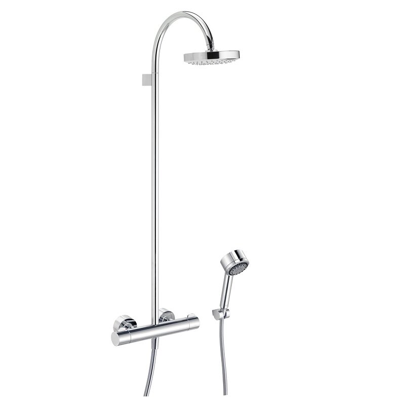 Изображение товара Душевая система Keuco Plan Blue 53924010200 хром монтаж стена высокая качество Германия