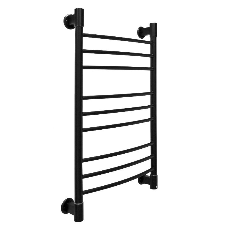 Изображение товара Полотенцесушитель электрический Energy Ergo2 EETR0ERGO28550R905M, ширина 50 см, высота 85 см, управление справа, цвет черный матовый