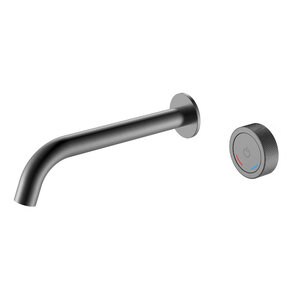 Изображение товара Смеситель для раковины Boheme Tech 158/2-GM, вороненая сталь, gunmetal