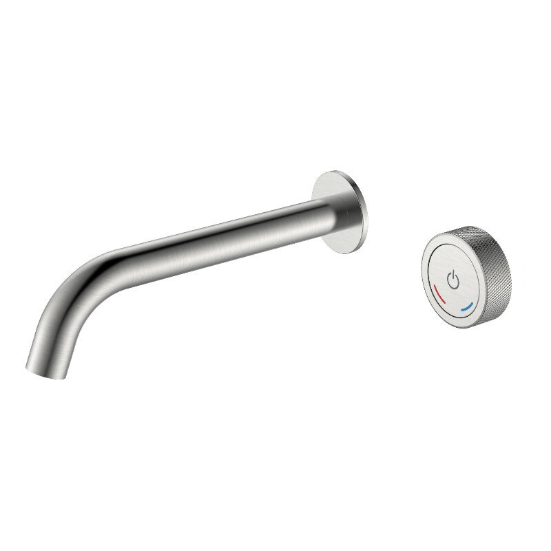 Изображение товара Современный встраиваемый смеситель для раковины Boheme Tech 158/2-NB никель