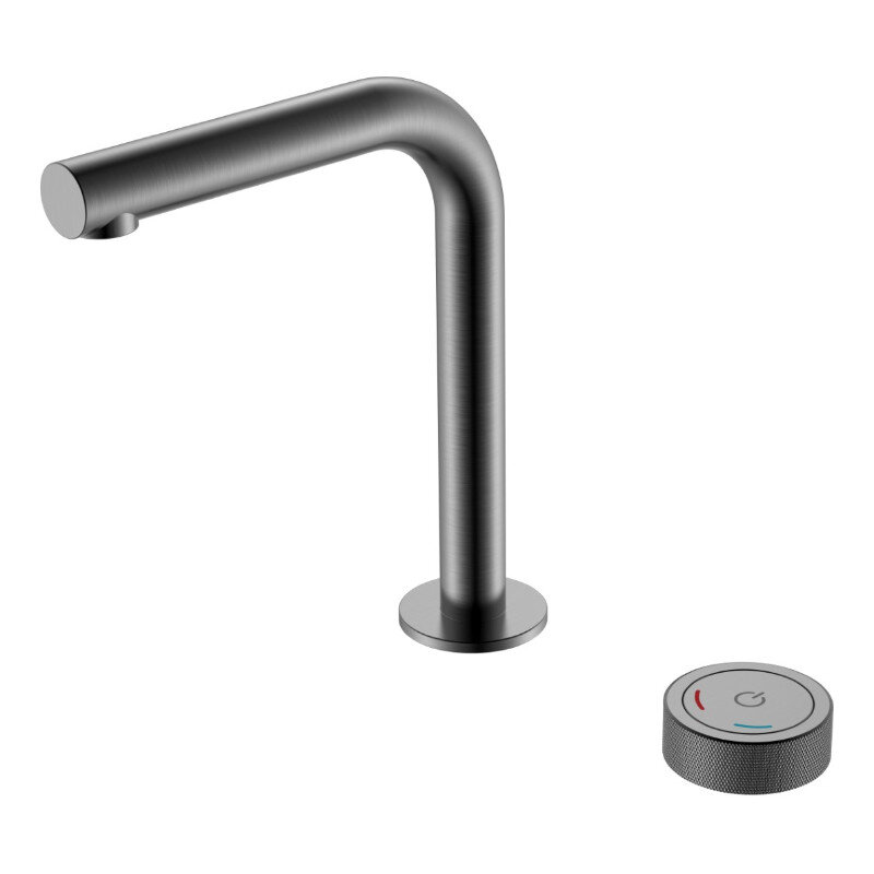 Изображение товара Смеситель для раковины Boheme Tech 158-GM вороненая сталь gunmetal современный дизайн