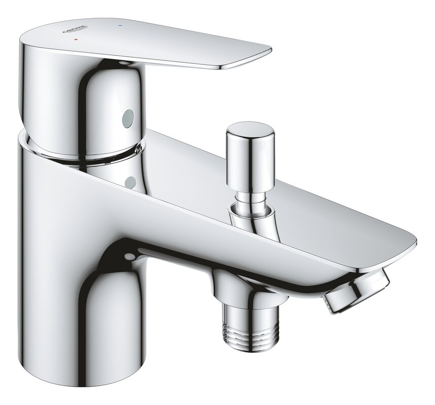 Изображение товара Смеситель для ванны и душа Grohe BauEdge 23562001 хром монтаж на борт