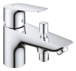 Изображение товара Смеситель для ванны и душа Grohe BauEdge, 23562001, монтаж на борт ванны, хром