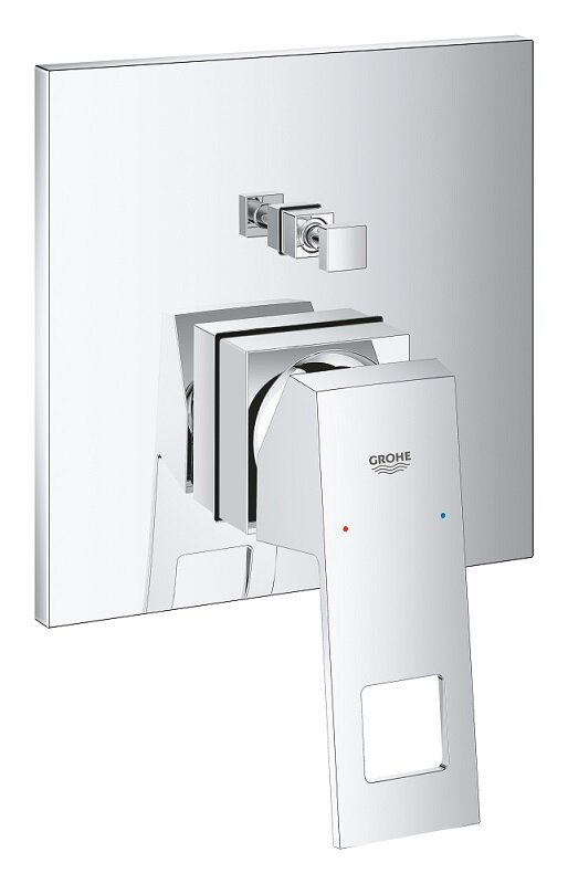 Изображение товара Смеситель для ванны и душа Grohe Eurocube 24062000 хром Германия Изображение товара Смеситель для ванны и душа Grohe Eurocube 24062000 хром Германия