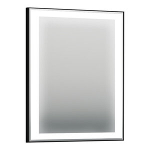 Изображение товара Зеркало Orka Lisbon TR3001 4000118, 65 см, с подсветкой, цвет черный матовый