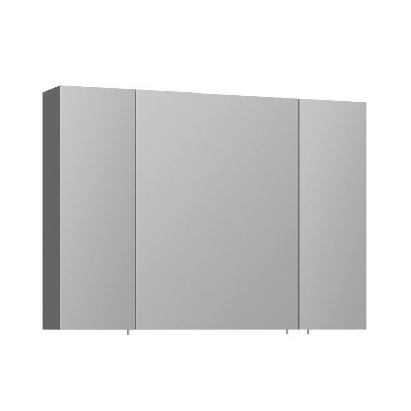 Изображение товара Зеркальный шкаф Orka Likya 3001090, 100 см, с подсветкой, цвет антрацит матовый