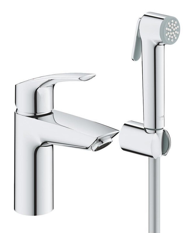 Изображение товара Смеситель для раковины Grohe Eurosmart с гигиеническим душем из хрома Изображение товара Смеситель для раковины Grohe Eurosmart с гигиеническим душем из хрома