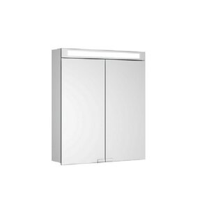 Изображение товара Зеркальный шкаф Keuco Royal E-One 44301171301, 60 см, с подсветкой, алюминий серебристый