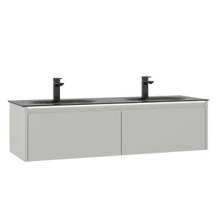 Изображение товара Тумба с раковиной Orka Lisbon 5001441 130 см подвесная белая матовая