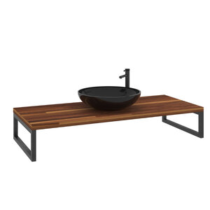 Изображение товара Консоль под раковину Orka Kestel 3001042, 120 см, подвесная, цвет орех