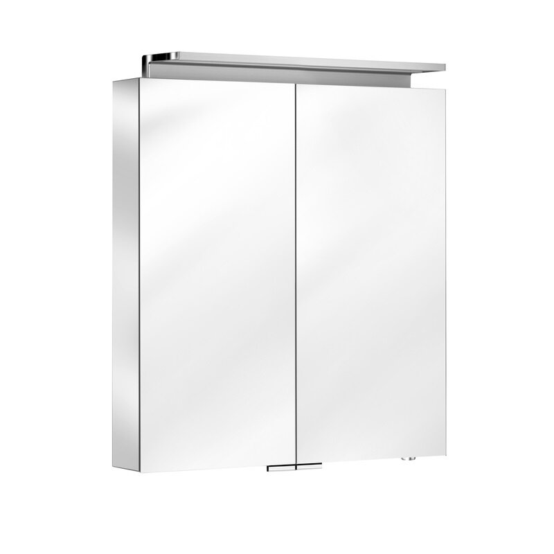 Изображение товара Зеркальный шкаф Keuco Royal L1 13602171301 65 см с подсветкой алюминий серебристый