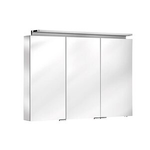 Изображение товара Зеркальный шкаф Keuco Royal L1 13604171302, 100 см, с подсветкой, алюминий серебристый